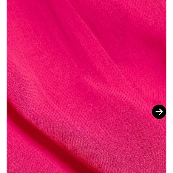 Nensi Dojaka Fuschia Asymmetric Neck Strap Maxi Thigh High Slit Slip Dress M NEW - Picture 15 of 15